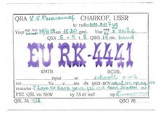 QSL Radio EU RK-4441 Charkof