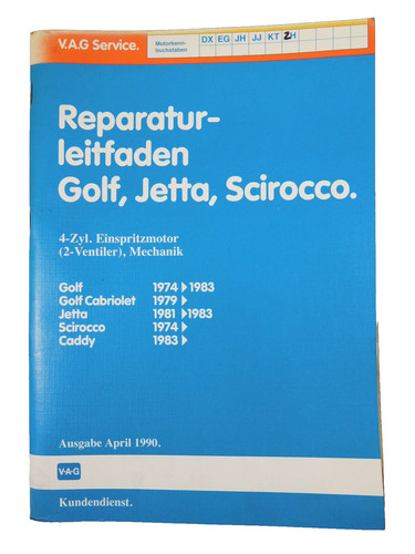 Reparaturleitfaden golf 1 - vw,