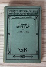 1926 Histoire De France Par Albert Monod  Antik Buch Karte