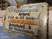 Metall fabrik schild - metall,