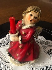 Spieluhr Goebel, Engel im roten Kleid Spieluhr  HX 328  - Stille Nacht  1966