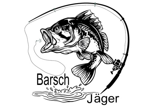 Barsch auto aufkleber - barsch,