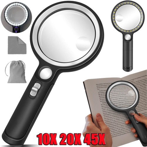 Led lupe leselupe mit - led,