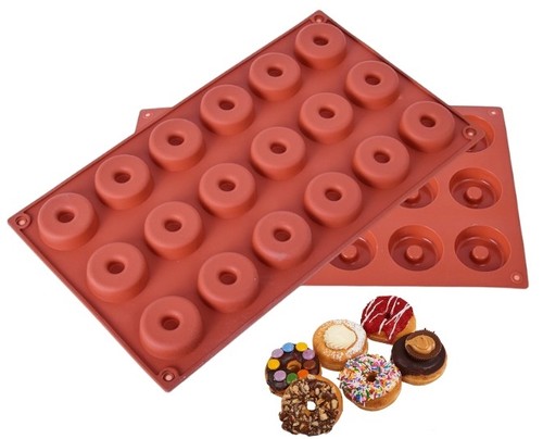 Silikon backform mini donuts - silikon-backform, mini-donuts