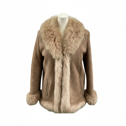 Lammfellmantel wildleder - lammfellmantel,