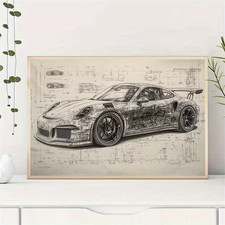 Leinwanddruck  schwarzweiß