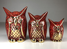 Vintage Messing Eulen Figuren