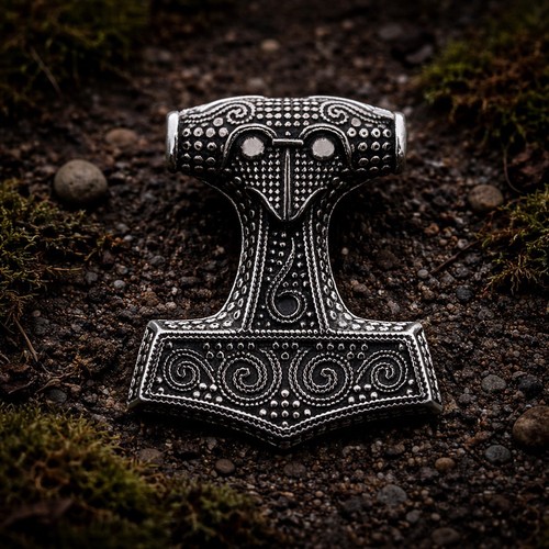 Thor hammer pendant - hammer,