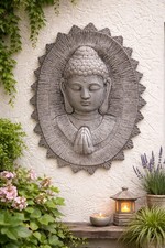 XXL Buddha Wandrelief massiver