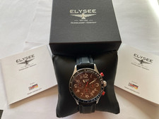 Elysee Chronograph 80560WB Racetrack 1 Herren Armbanduhr OVP in Box