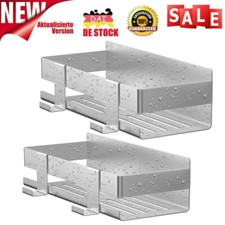 1/2X Duschregal Ohne Bohren Duschablage Badezimmer Küchenregal Selbstklebend