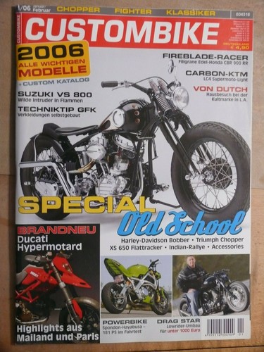 Custombike zeitschrift 2006 - custombike, 1/2006