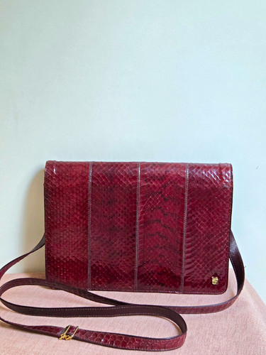 Vintage python schlangenleder - vintage,