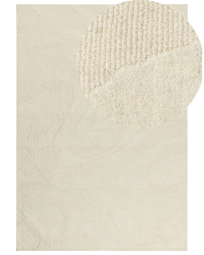 Teppich aus wolle beige - aus, 200