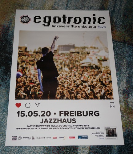 Konzertposter egotronic - *,
