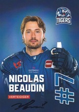 Autogrammkarte Nicolas Beaudin