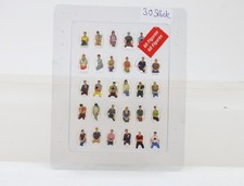 Spur H0 Figuren-Set Sitzende Passagiere Personen Reisende ohne Beine 30Stk. 1:87