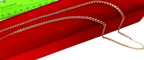 Halskette rotgold 14k 585 - rotgold,