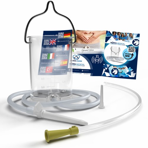 Horn medical einlaufbecher mit - medical,