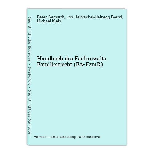Handbuch des fachanwalts - handbuch,