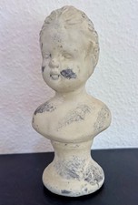 Weiße dekorative Büste, Frau