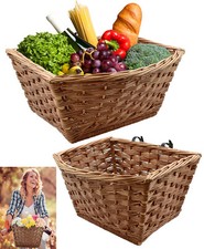 Fahrradkorb aus Weide Einkaufskorb Halter Vorne Lenkerkorb Lenker Fahrrad Korb