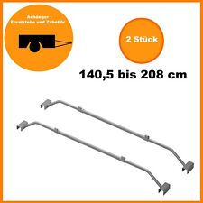 2x Querspriegel - Bügel - Spriegel - für Flachplane - verstellbar 140,5 - 208cm
