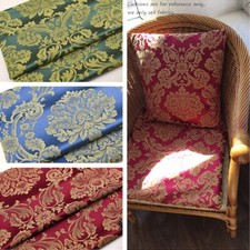 Blumen Stoff Jacquard Retro DIY Nähen für Sofa Kissen Vorhang Heim Dekor