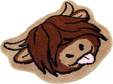 Hochland-Kuh-Badezimmerteppich