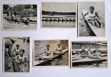 6 Sammelbilder  "Olympia 1936" PET. CREMER - Bild 103-108 - Rudern/Kanu/Kajak