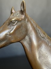 Antike Bronze Statue Hengst