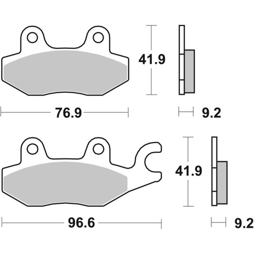Ceramic scooterbremsbelag - hm-ceramic,