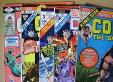 King-Size Conan the Barbarian 1-5, US Marvel Comic 1973-79, Z 1/1-2