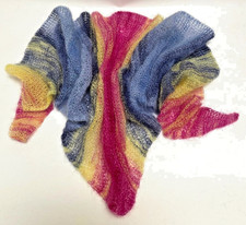 Handgestricktes Tuch