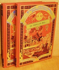 JULES / JULIUS VERNE - Hartleben Prachtausgabe: Die Propeller-Insel - Teil 1 + 2
