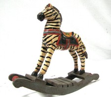 Antique Schaukel Zebra