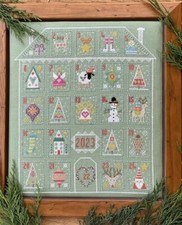 Jingle Bells Adventskalender Kreuzstich Set Historical Sampler Co