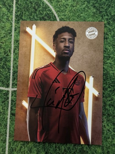 Kingsley coman autogrammkarte - kingsley,