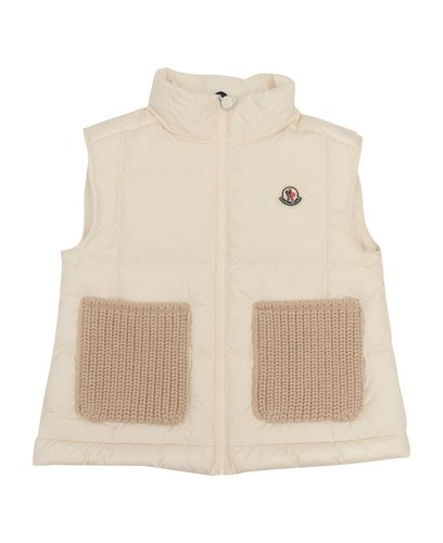 Moncler daunenweste roda - daunenweste, weiß