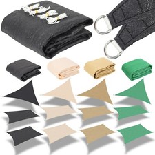 Sonnensegel 180 g/m² Sonnenschutz UV Schutz HDPE Outdoor Balkon Rechteck HDPE