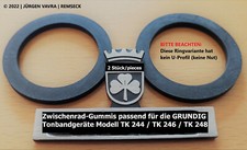 Zwischenradgummis für GRUNDIG TK 222/ TK 244 / TK 246 / TK 248