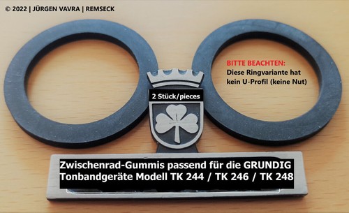 Zwischenradgummis für grundig - zwischenradgummis,