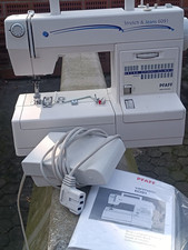 Nähmaschine PFAFF 6091 IDT Obertransport Jeans Leder Seide Baumwolle