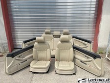 Audi A8 4E Sitzausstattung Leder Kardamom Beige RHD Rechtslenker
