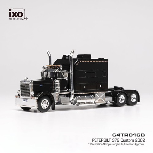 Peterbilt 379 custom black - peterbilt,