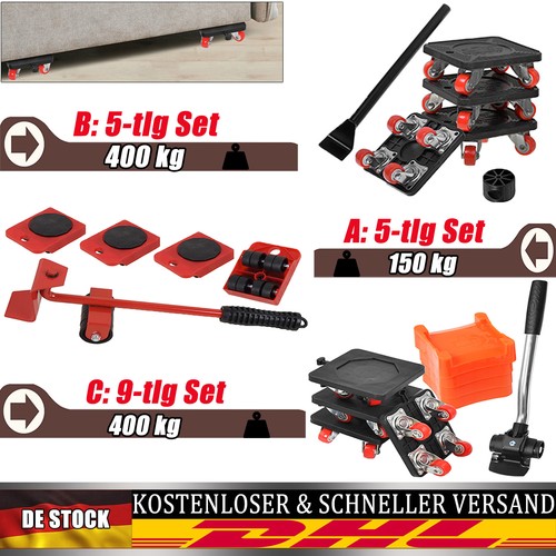 Möbeltransportrollenset