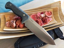 Lionsteel T6 - CPM 3V - Canvas Nero / Lama stone wash