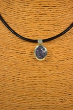 Tansanit Anhänger 925 Roh