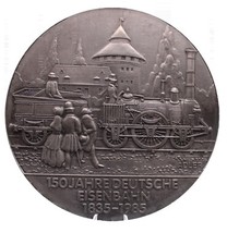 Zinnplakette - 150 Jahre