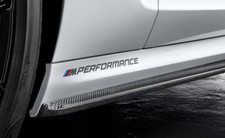 Original BMW M Performance Aufkleber Set 2 Schriftzüge auf Trägerfolie  25x1,5cm